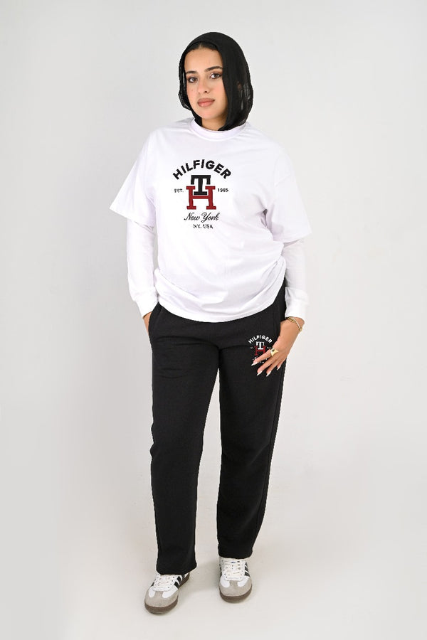 Branded full Summer set ( T-shirt + pants ) For Her HT - High Copy