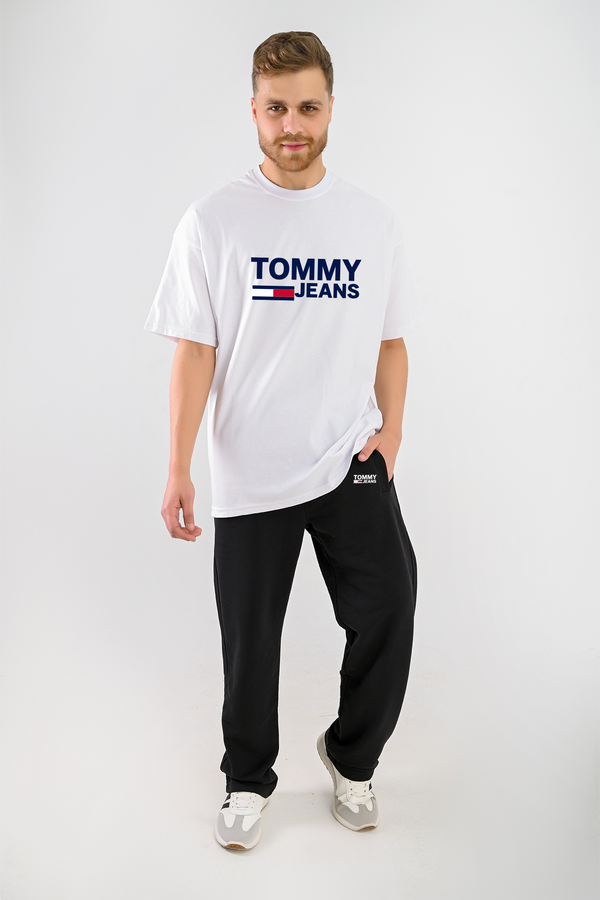 Branded full Summer set ( T-shirt + pants ) For Him TO big flag - High Copy