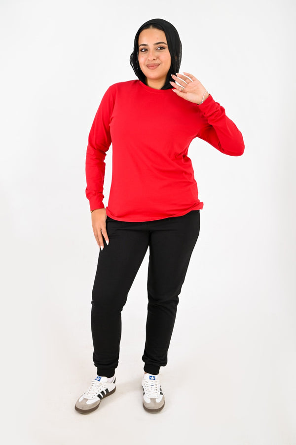 LONG SLEEVES FULL SET ( T-shirt + pants ) For Her Basic - High Copy