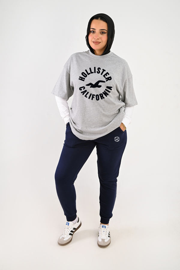 Branded full Summer set ( T-shirt + pants ) For Her HLST - High Copy