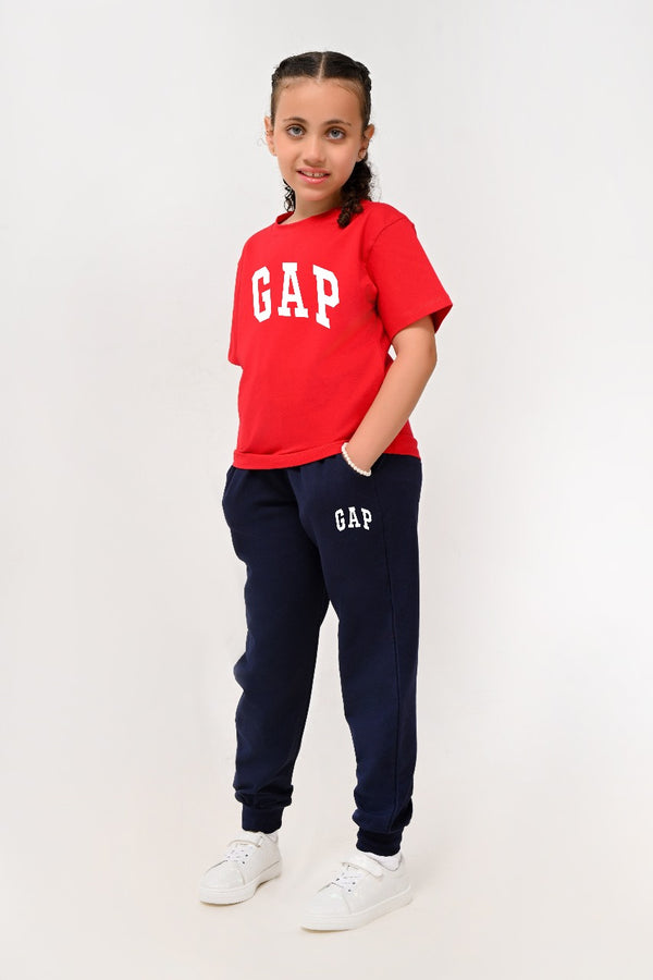 Branded Kids full set ( T-shirt + pants ) For Girls GP - High Copy