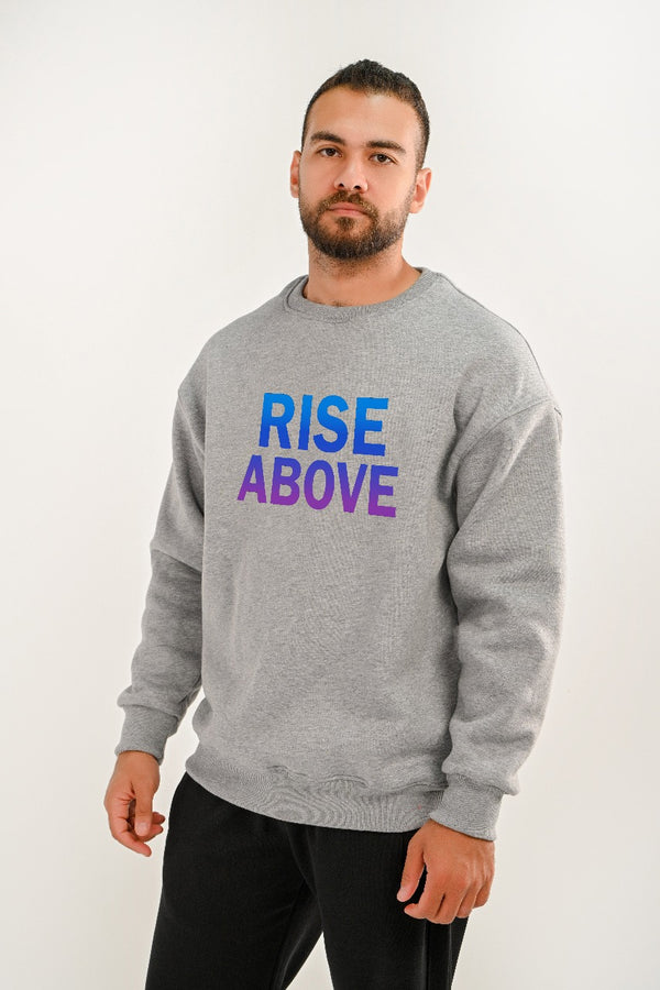 Branded Hoodie Round For Him Rise Above (HIGH COPY)