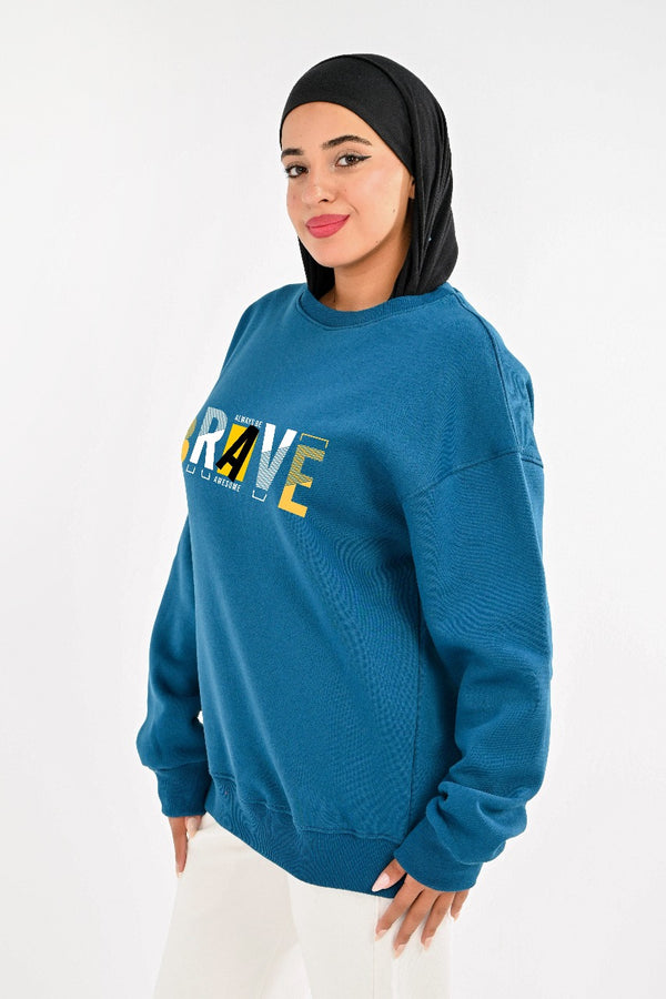 Branded Hoodie Round For Her Brave (HIGH COPY)