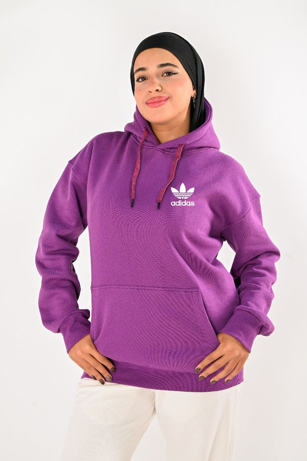 Branded  Hoodie For Her"small logo " AD  - High Copy (Copy)