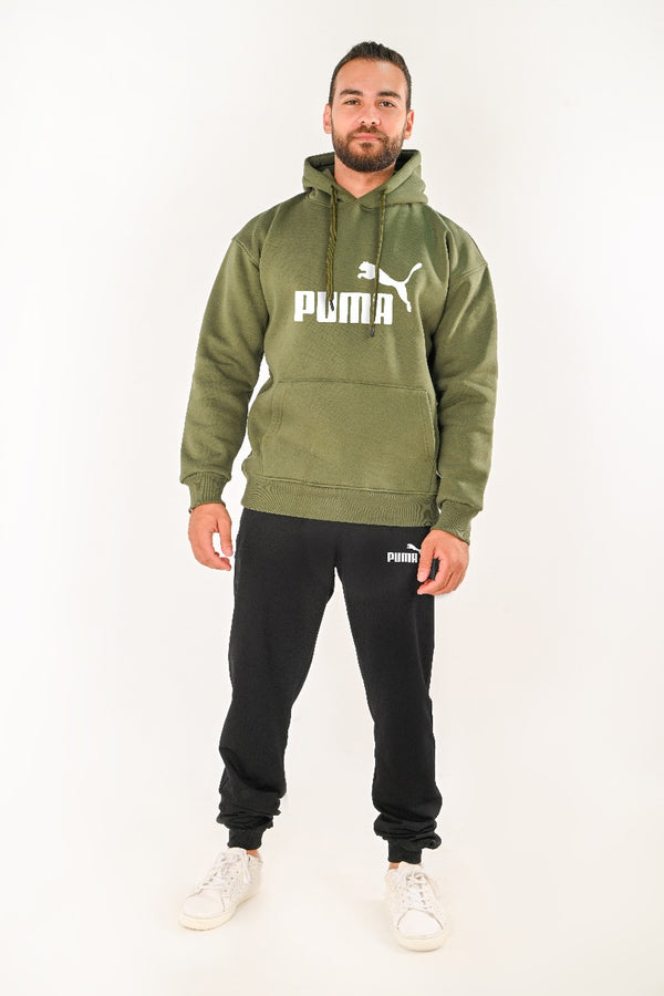 Hoodie & Sweatpants Set PU For Him (HIGH COPY)