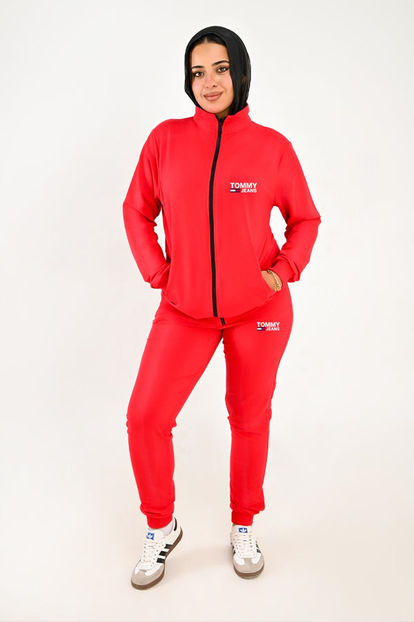 Branded Tracksuit For Her TO big flag - High Copy