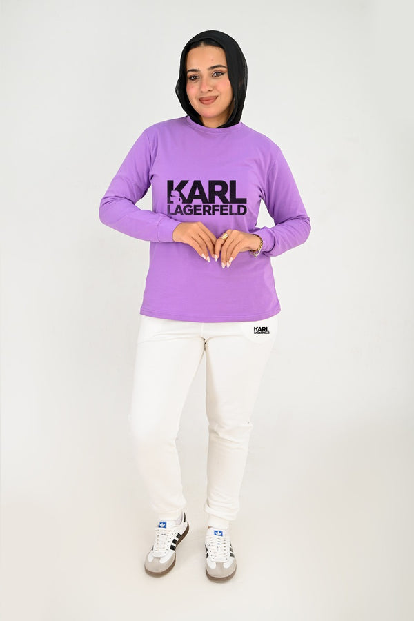 LONG SLEEVES FULL SET ( T-shirt + pants ) For Her KR - High Copy