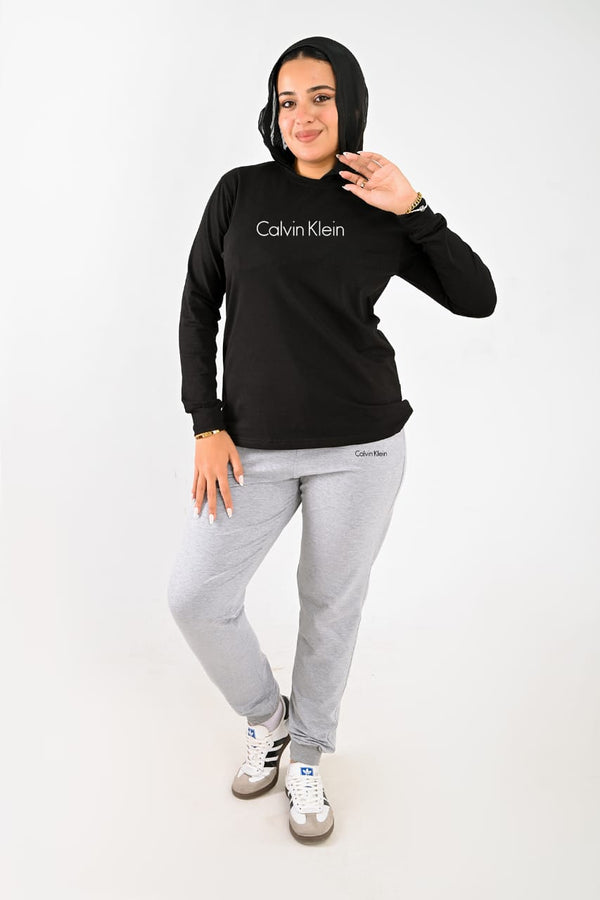 LONG SLEEVES FULL SET ( T-shirt + pants ) For Her CK - High Copy
